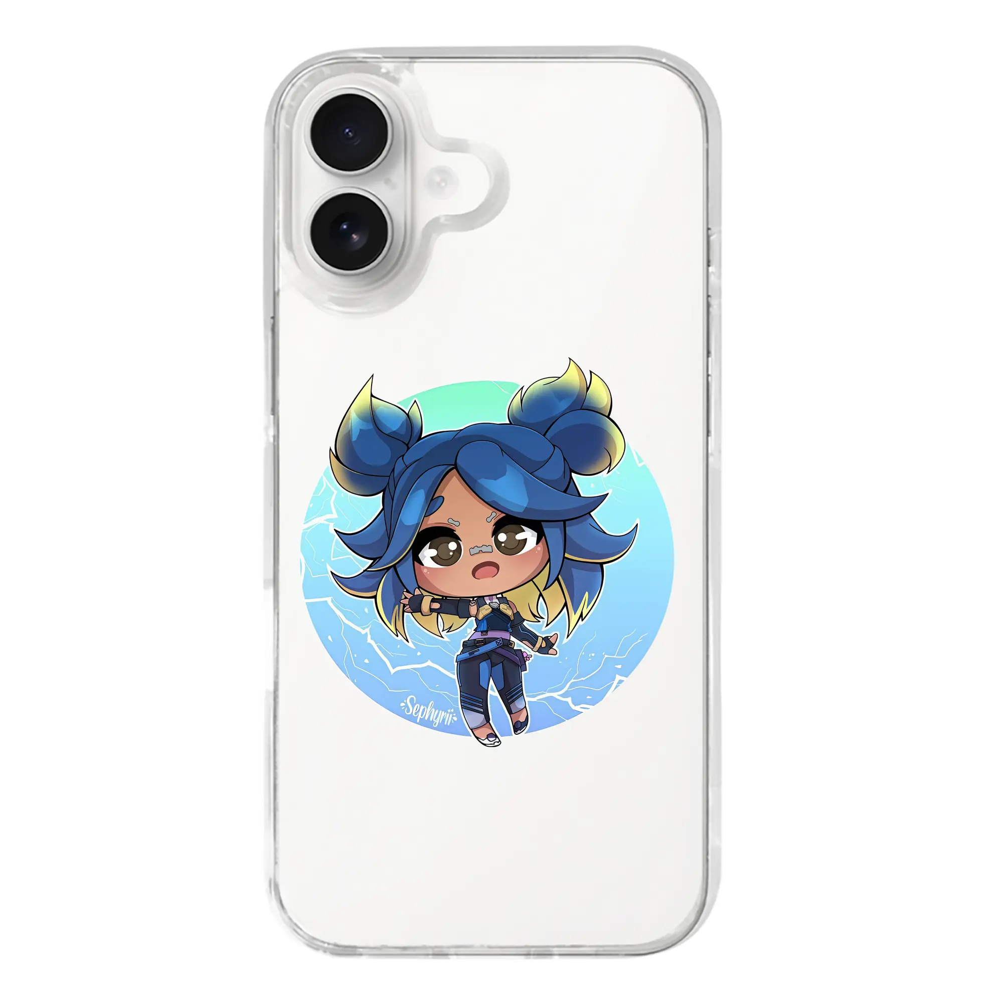 VALORANT グッズ,ネオン - iPhone 17シリーズ 透明スマホケース – 薄型・耐衝撃・精密フィット保護カバー